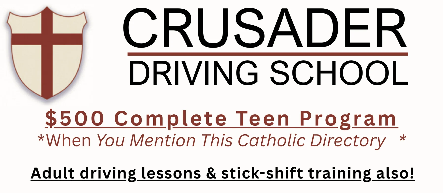 Crusader Driving School 